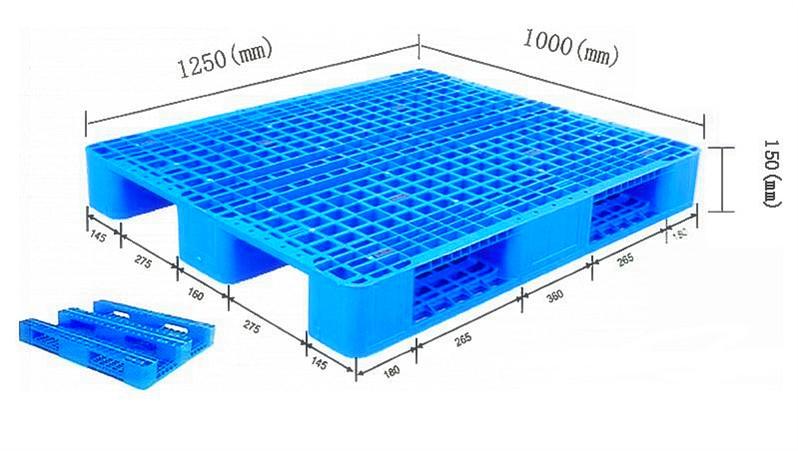 供应义马塑料托盘（百种托盘规格，厂家生产）冷库托盘栈板尽在蓝格生产图片