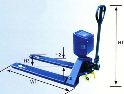 TA型上海碳钢托盘秤叉车电子秤图片