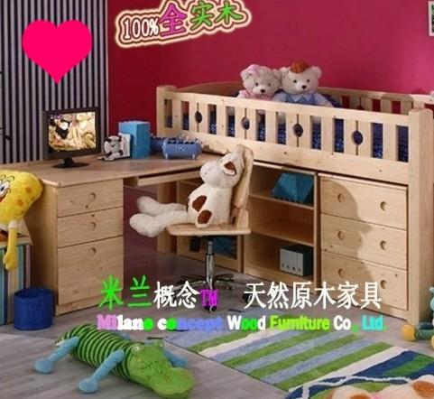 供應(yīng)廣州*實(shí)木子母床