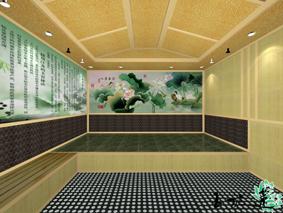 砭石汗蒸房能夠瘦身圖片