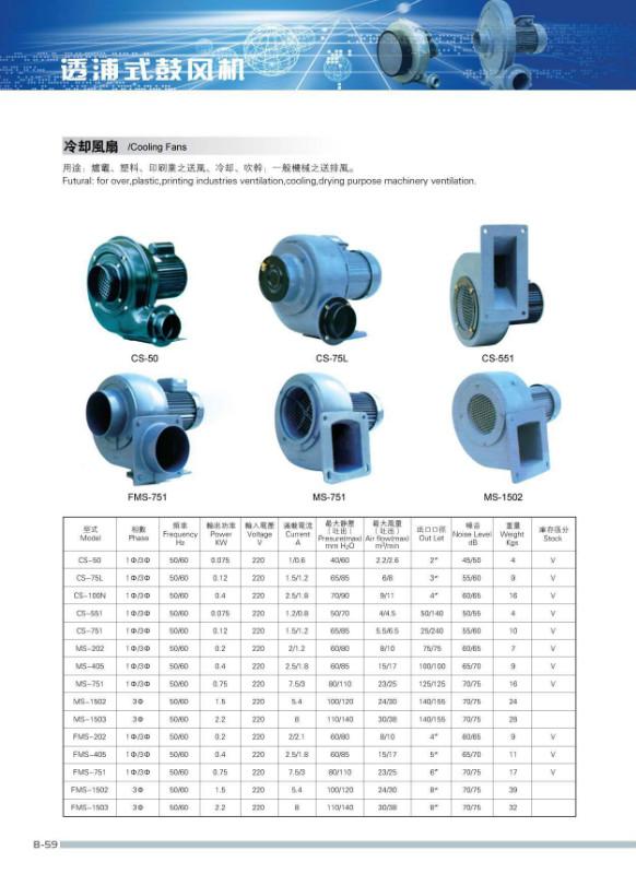 CS冷卻風(fēng)機   MS冷卻鼓風(fēng)機