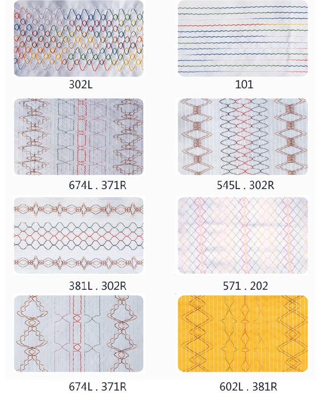 縫紉機(jī)多針打條圖片/縫紉機(jī)多針打條樣板圖 (3)