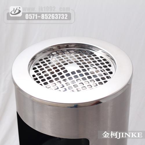 不銹鋼拉絲煙灰盅電梯口垃圾桶大堂圓形果皮箱酒店垃圾桶批發(fā)