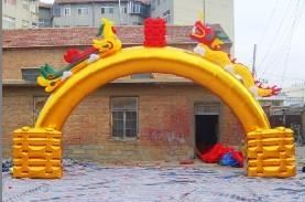 供應(yīng)慶典金獅氣模，婚慶凱旋門氣模，湖北天下氣模廠