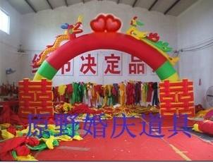 供應(yīng)慶典金獅氣模，婚慶凱旋門氣模，湖北天下氣模廠