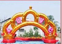 供應(yīng)慶典金獅氣模，婚慶凱旋門氣模，湖北天下氣模廠