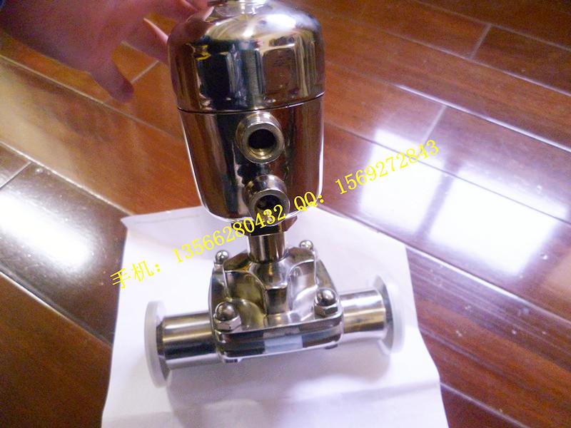 供應(yīng)衛(wèi)生級氣動隔膜閥/氣動快裝隔膜閥