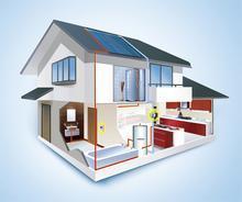 供應(yīng)太陽能采暖 別墅家用太陽能采暖