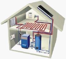 太陽能地板采暖系統(tǒng)圖片