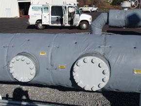 供應注塑機保溫套排氣管隔熱套