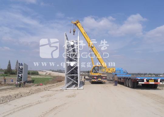 供應(yīng)單立柱廣告牌工程