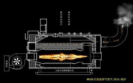 供应卧式燃气蒸汽锅炉使用性能图片