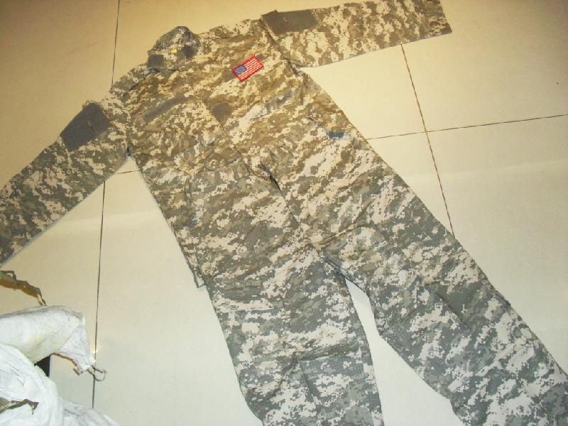 供應(yīng)美軍作戰(zhàn)迷彩ACU套服價(jià)格，廣州批發(fā)ACU迷彩服，