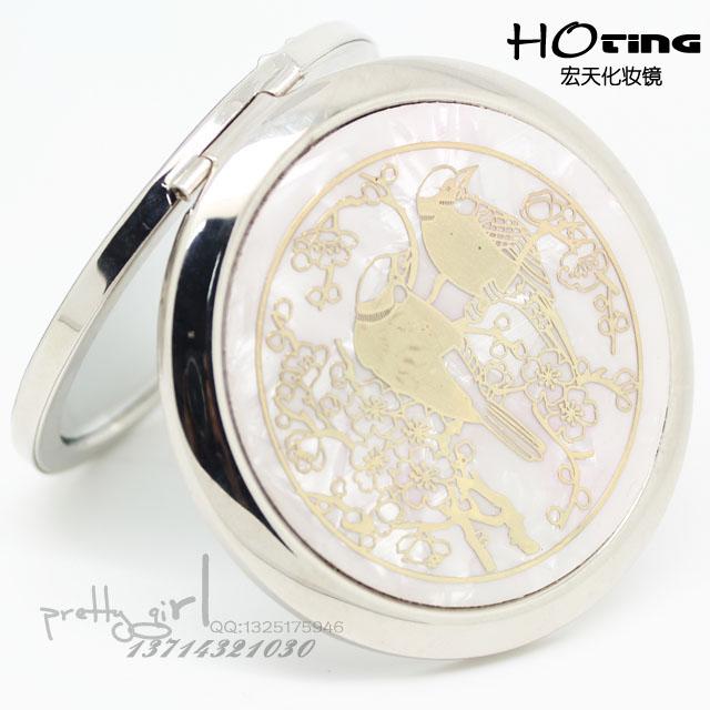 供應(yīng)*貝殼鏡子禮物出口俄羅斯化妝鏡