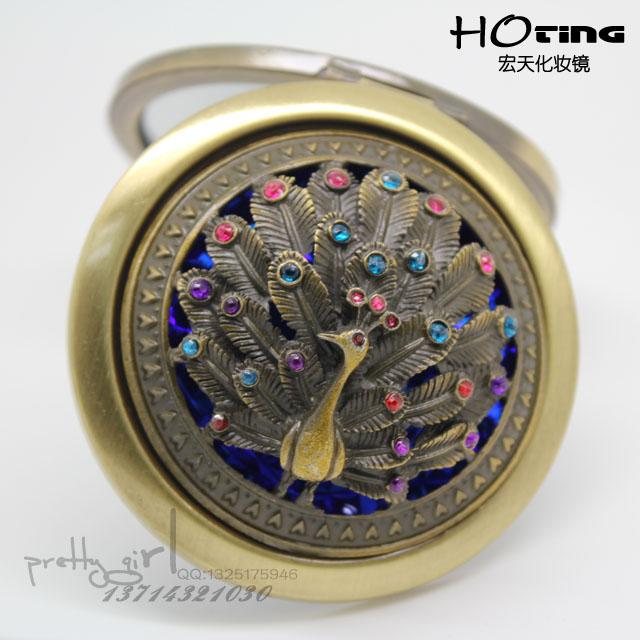 供應(yīng)隨身鏡復(fù)古鏡子銅鏡贈品化妝鏡