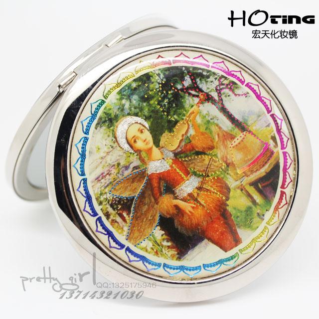 俄羅斯化妝鏡一面有放大功能婚慶品圖片