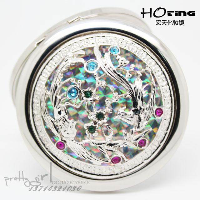 供應(yīng)廠家批發(fā)金屬化妝鏡鏤空系列