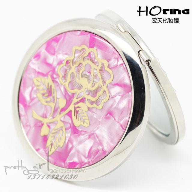 供應貝殼化妝鏡子隨身鏡批發(fā)小禮品