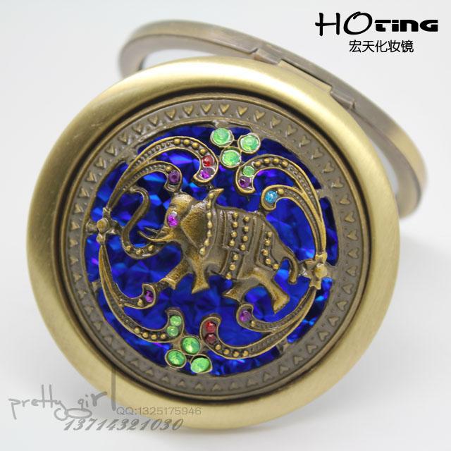 供應(yīng)隨身鏡復(fù)古鏡子銅鏡贈品化妝鏡