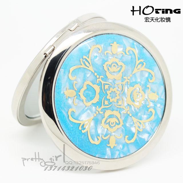 供應貝殼化妝鏡子隨身鏡批發(fā)小禮品