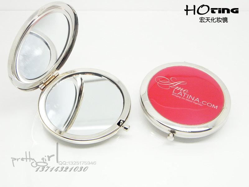 供應(yīng)小鏡子折疊/雙面/便攜可打激光logo