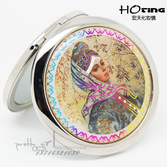供應(yīng)俄羅斯化妝鏡一面有放大功能婚慶品