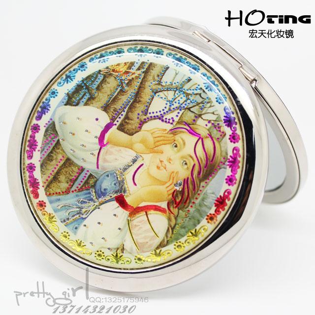 供應(yīng)俄羅斯化妝鏡一面有放大功能婚慶品