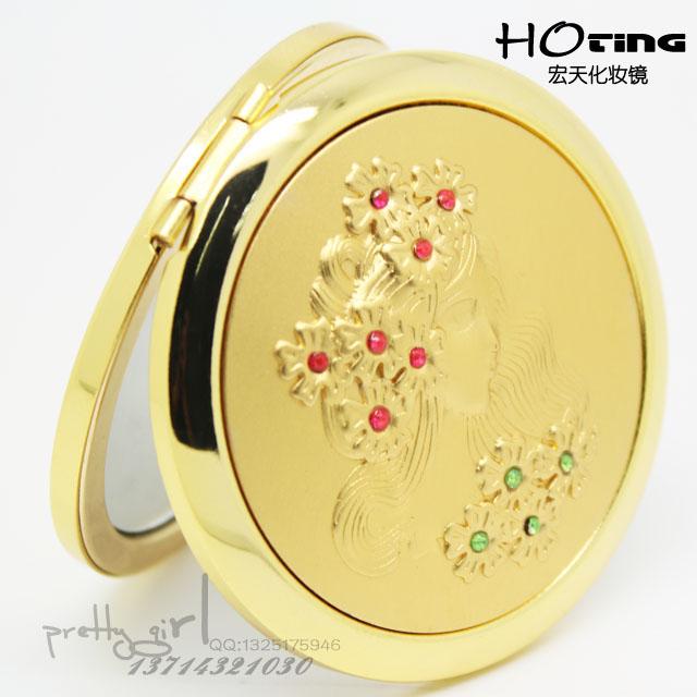 供應(yīng)子批發(fā)金屬合金化妝鏡