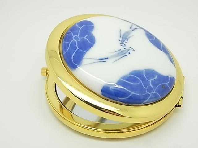 供應(yīng)化妝鏡*金屬便攜LOGO廣告鏡