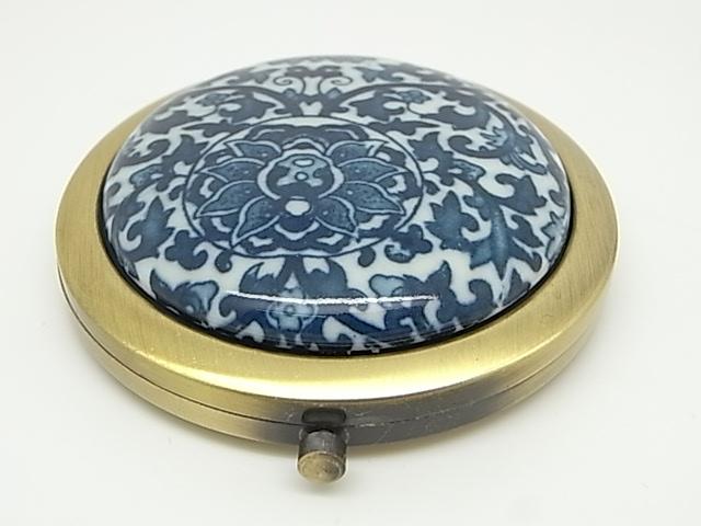 供應(yīng)化妝鏡*金屬便攜LOGO廣告鏡