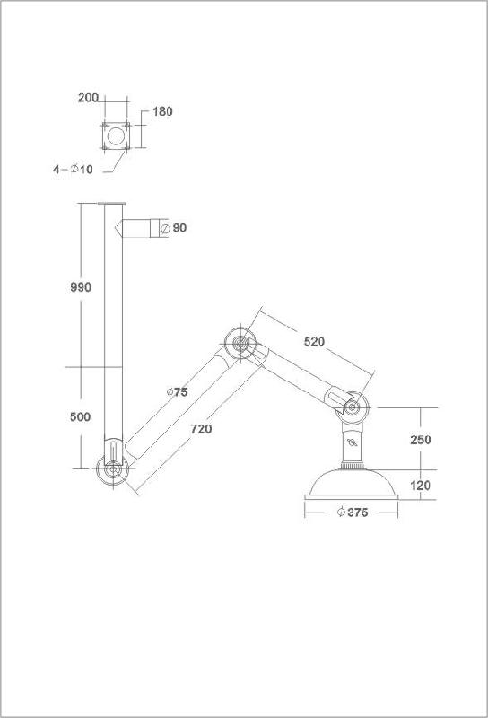供應(yīng)0604德州萬向排氣罩，三節(jié)吸頂式萬向排氣罩