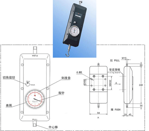 供應(yīng)SKN-3指針式拉壓測力計(jì)