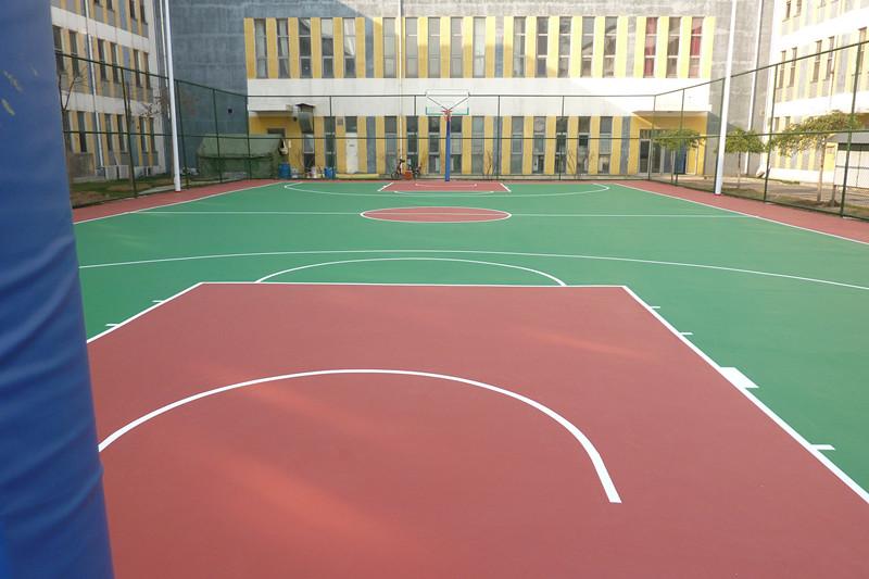 供應(yīng)哈爾濱市硅pu戶外籃球場地施工方案
