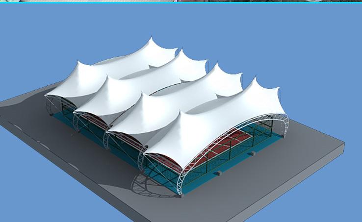 膜結(jié)構(gòu)網(wǎng)球場圖片/膜結(jié)構(gòu)網(wǎng)球場樣板圖 (2)