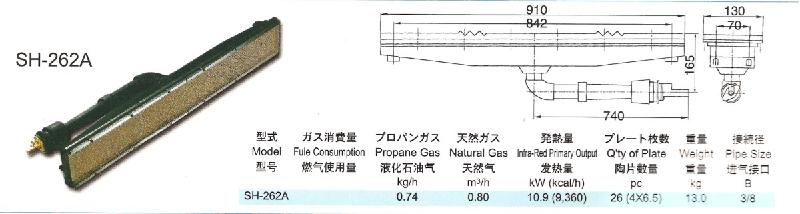 供應(yīng)熱處理爐燃燒器HWP-IRGB瓦斯燃燒器