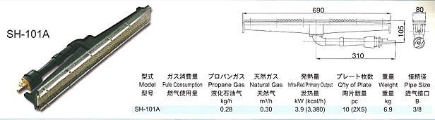 供应燃气瓦斯红外线面火炉厂商图片