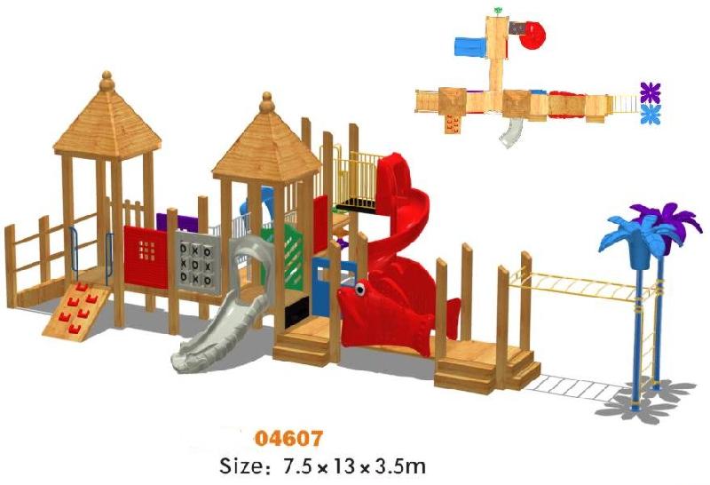 供應江蘇木質(zhì)組合滑梯