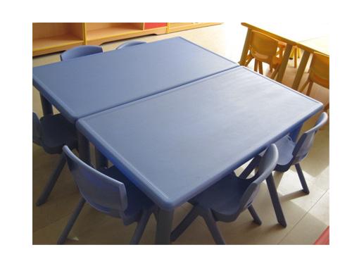 幼兒園桌椅廠/塑料桌椅火熱銷售圖片