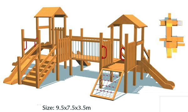 嘉禾教玩具廠組合滑梯兒童樂園圖片