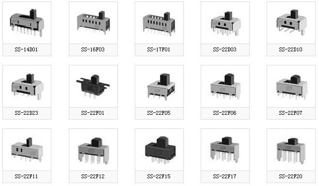 供应正拨动开关/SS-22F02拨动/ss-13d01拨动开关图片