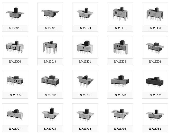 供应SS拨动开关/SK拨动开关/MSK贴片拨动开关图片