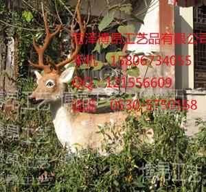 梅花鹿模型制作真皮毛產(chǎn)品