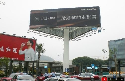 深圳南山區(qū)蛇口南海大道三面翻立柱廣告位優(yōu)惠招租中，歡迎來電咨詢