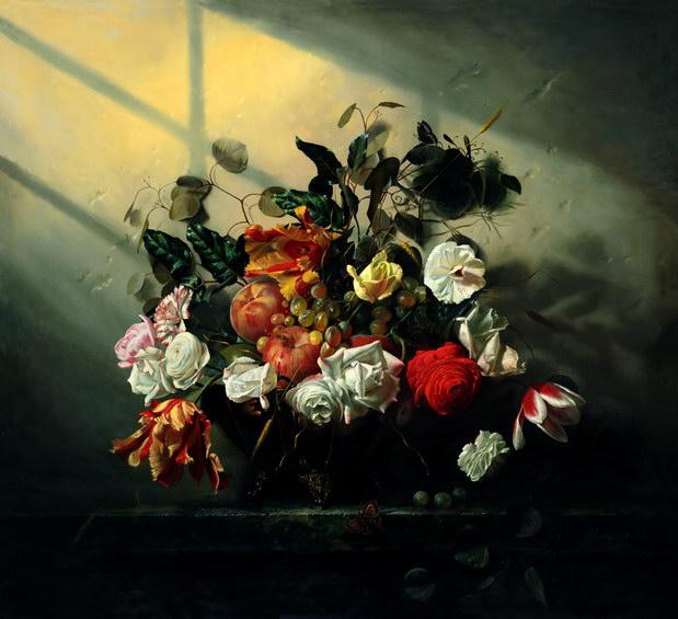 戶外亞光化纖油畫布噴繪寫真價格圖片