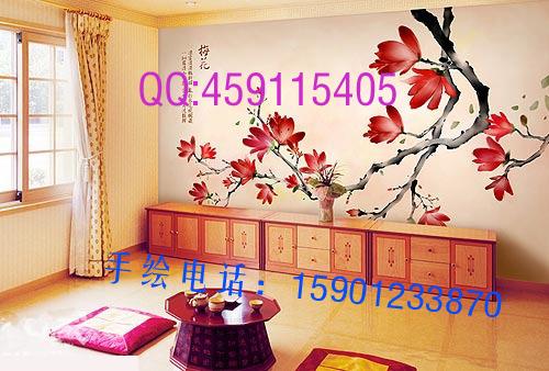 供應(yīng)提供專業(yè)墻體手繪彩繪仿古建筑手繪 雕塑貼金銀箔貼畫 彩繪