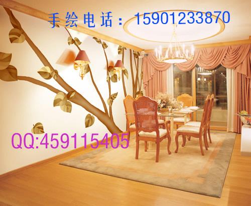 供應(yīng)提供專業(yè)墻體手繪彩繪仿古建筑手繪 雕塑貼金銀箔貼畫 彩繪