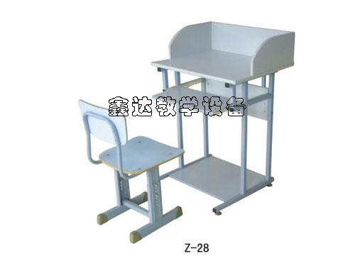 保定电脑桌课桌椅图片