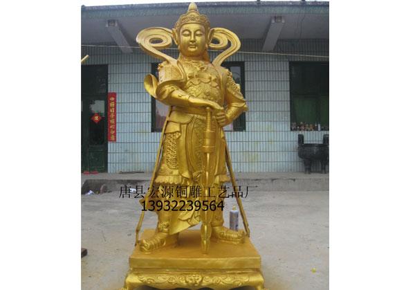 供應(yīng)韋陀佛像批發(fā)銅雕韋陀