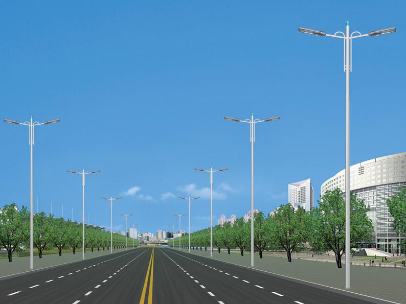 供應(yīng)雙臂路燈廠