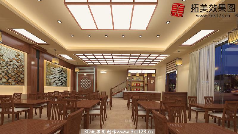 工裝家裝室內(nèi)設(shè)計濟南 代做辦公娛樂KTV展廳門店室外建筑3D效果圖